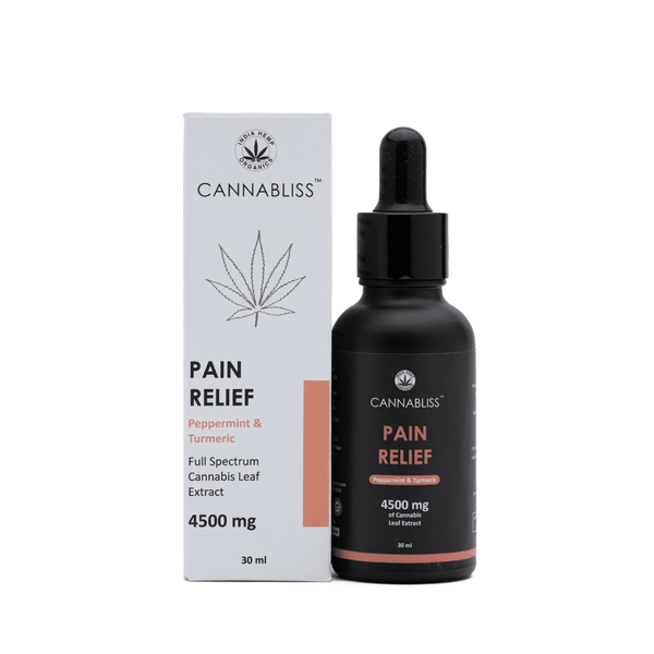 CannaBliss Pain Relief (with 15% Cannabis Leaf Extract + Peppermint and Turmeric)