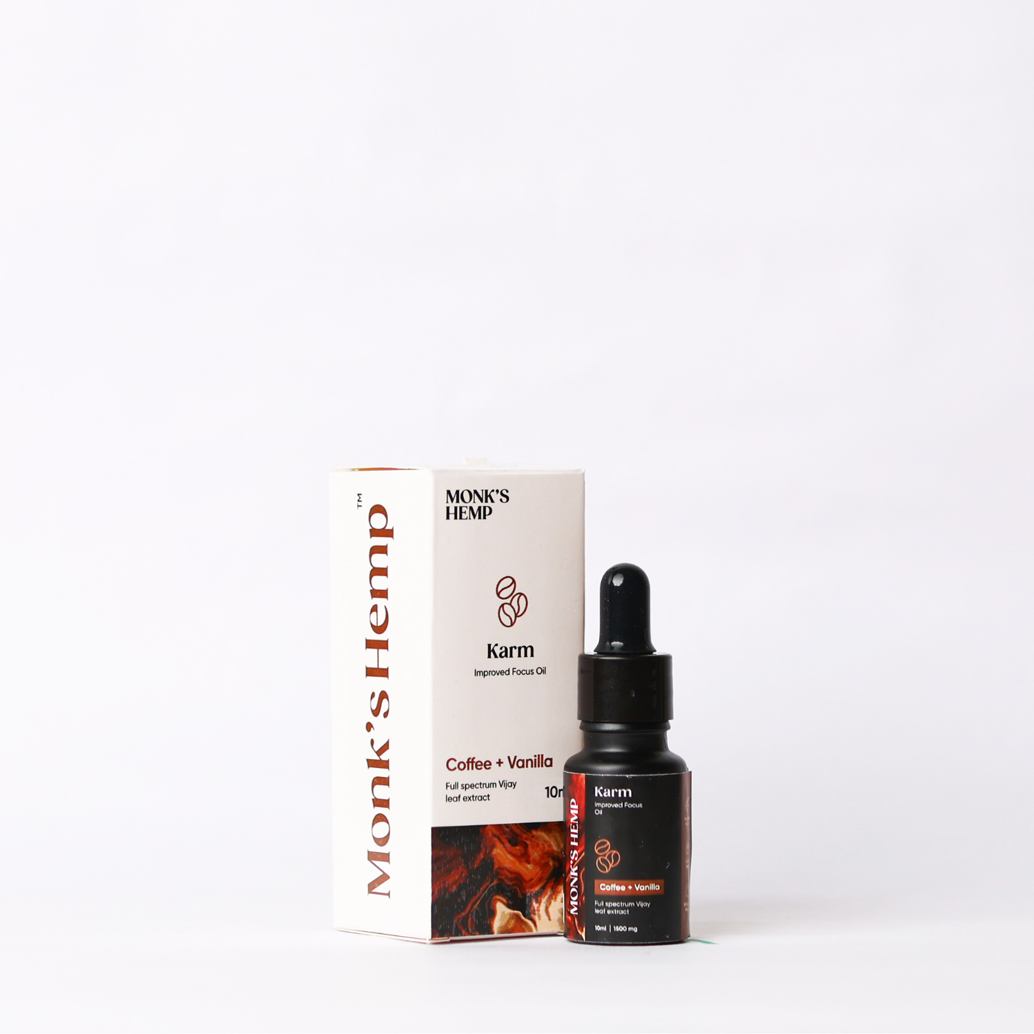 Monk's Hemp Karm (10:1) Improved Focus CBD Oil - Coffee Vanilla