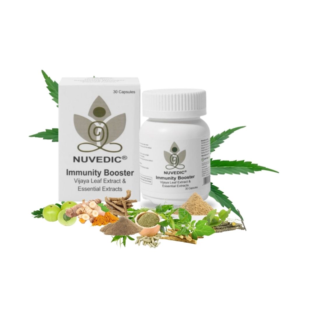 Nuvedic Immunity Booster Capsules - Ayurvedic Immune Support | Detox &amp; Wellness Formula