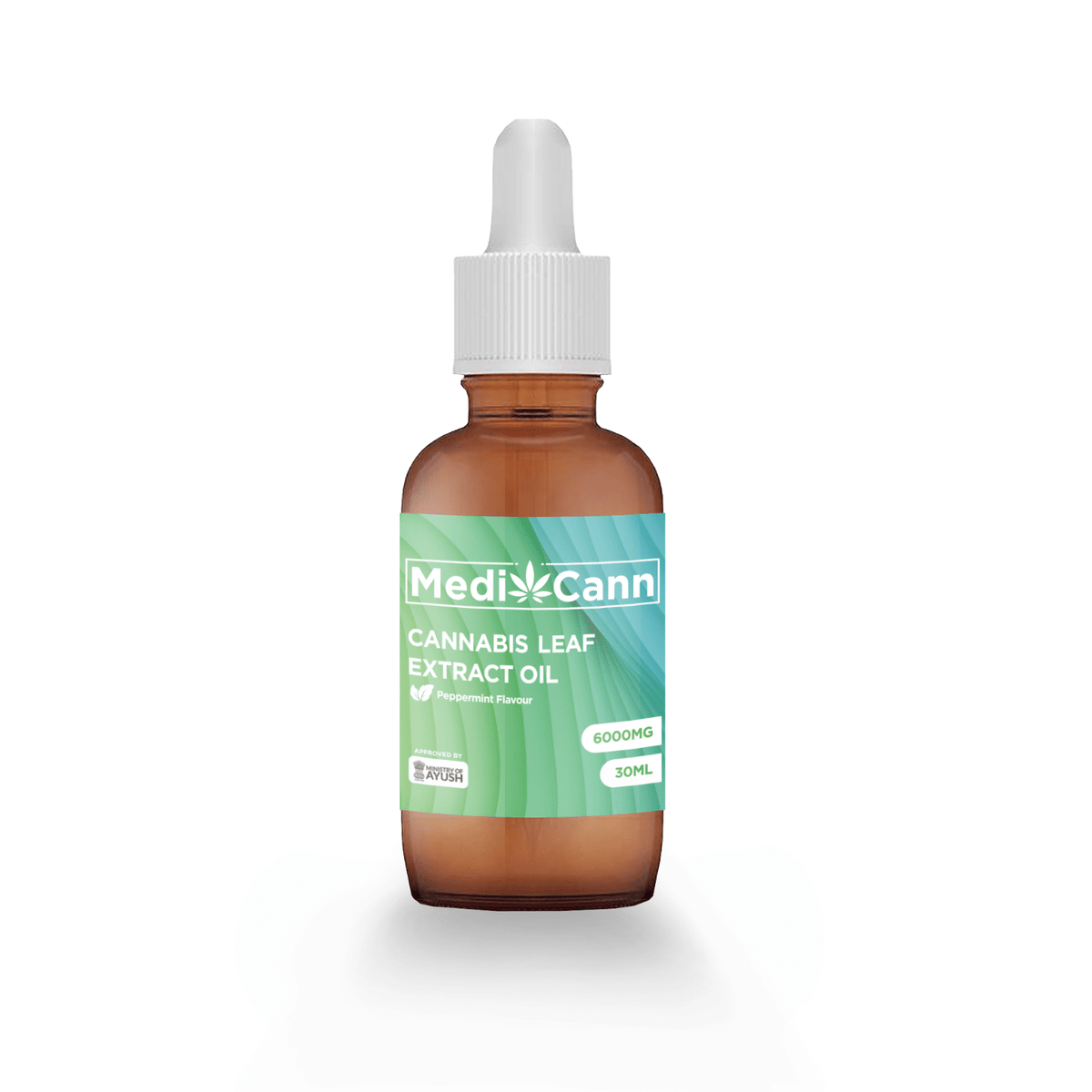 Medicann Cannabis Leaf Extract Oil , Peppermint Flavour ( 2000mg /10ml &amp; 6000mg / 30ml )