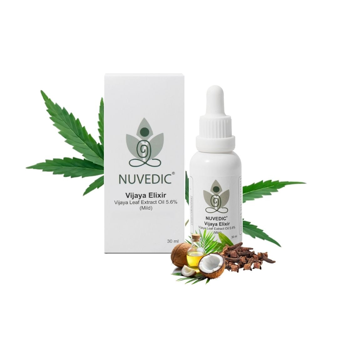 Nuvedic Vijaya Elixir Vijaya Leaf Extract Oil 5.6% (Mild) 30ml