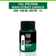 Cure By Design Pain 1400 MG Capsules 1:4 CBD : THC (THC Dominant)