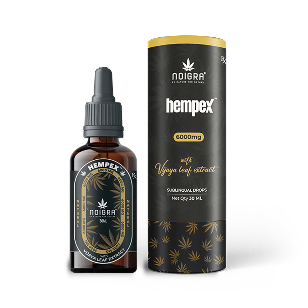Noigra Hempex Sublingual Drops - Natural Relief for Chemotherapy Support