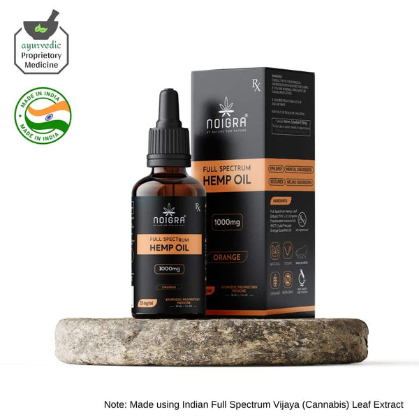 Noigra Full Spectrum Hemp Oil (1000mg CBD) - Orange