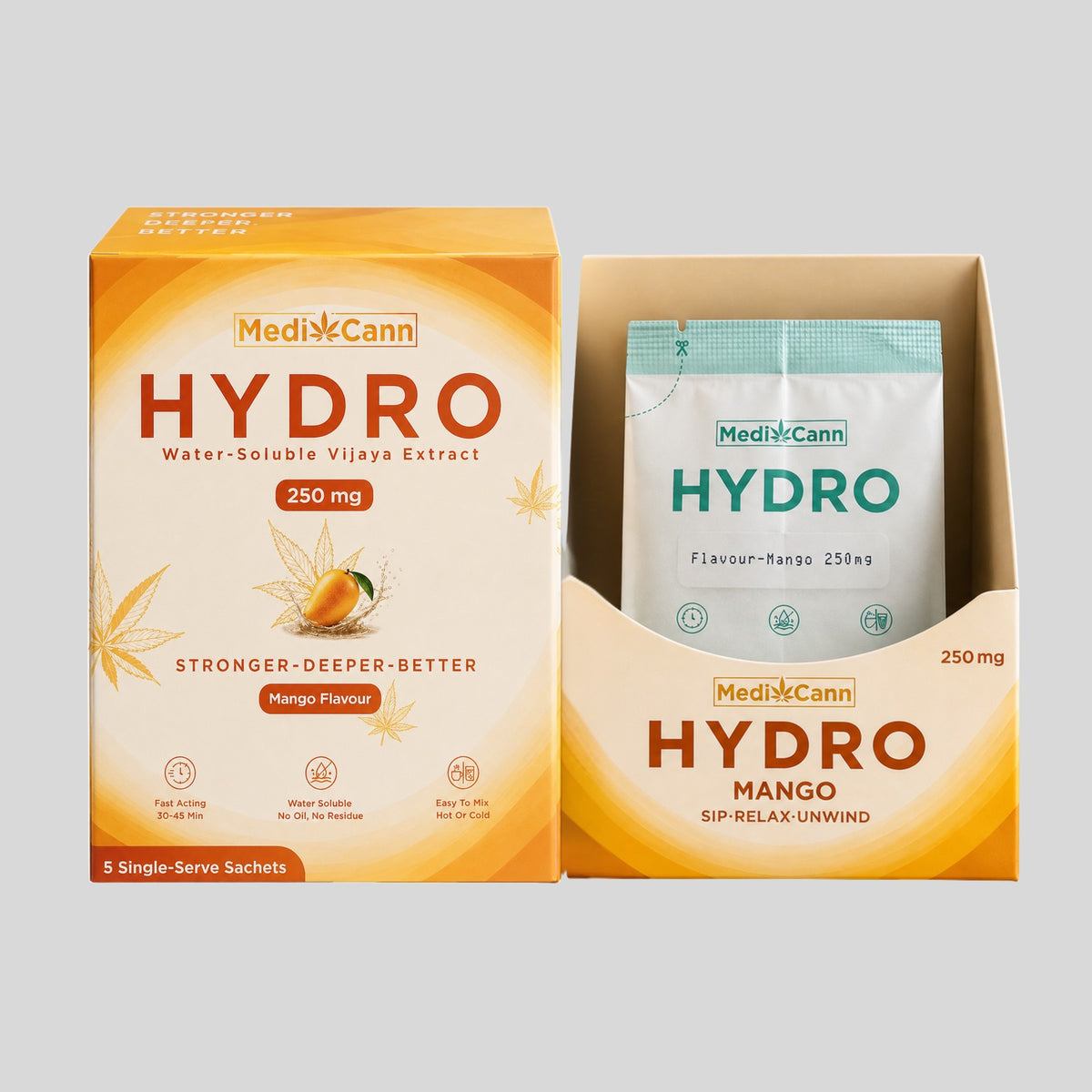 Medicann Hydro Mango 250 mg - Single Sachet Details