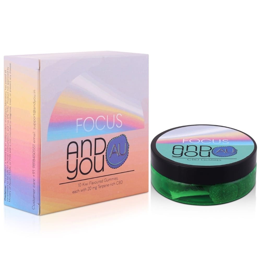 Focus&amp;U Gummies (200mg CBD + terpenes for focus)