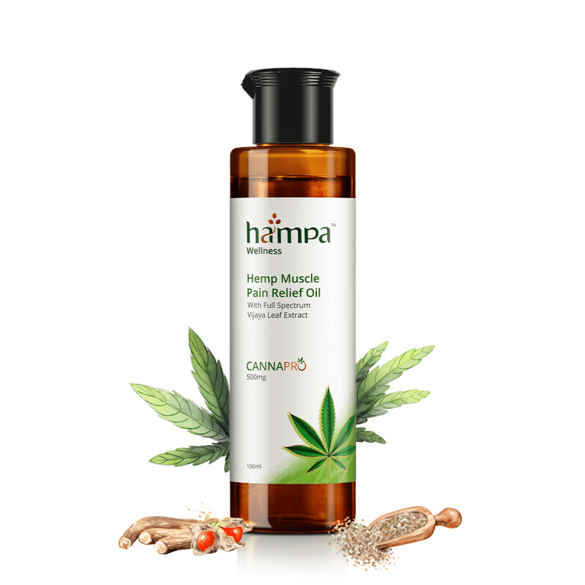 Hampa Hemp Muscle Pain Relief Oil