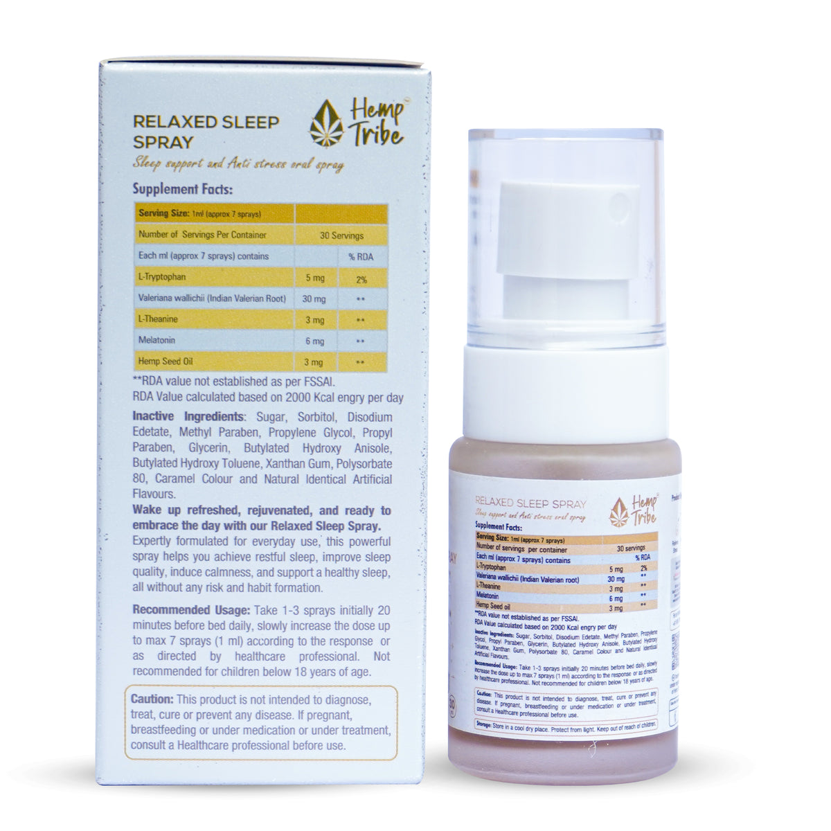 Hemp Tribe Relaxed Sleep Spray