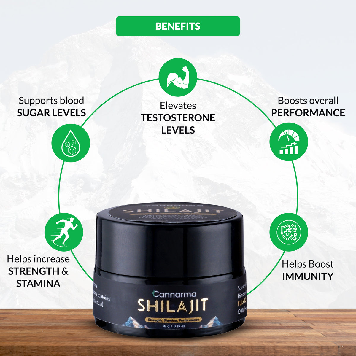 Cannarma Pure Himalayan Shilajit Resin - 10g