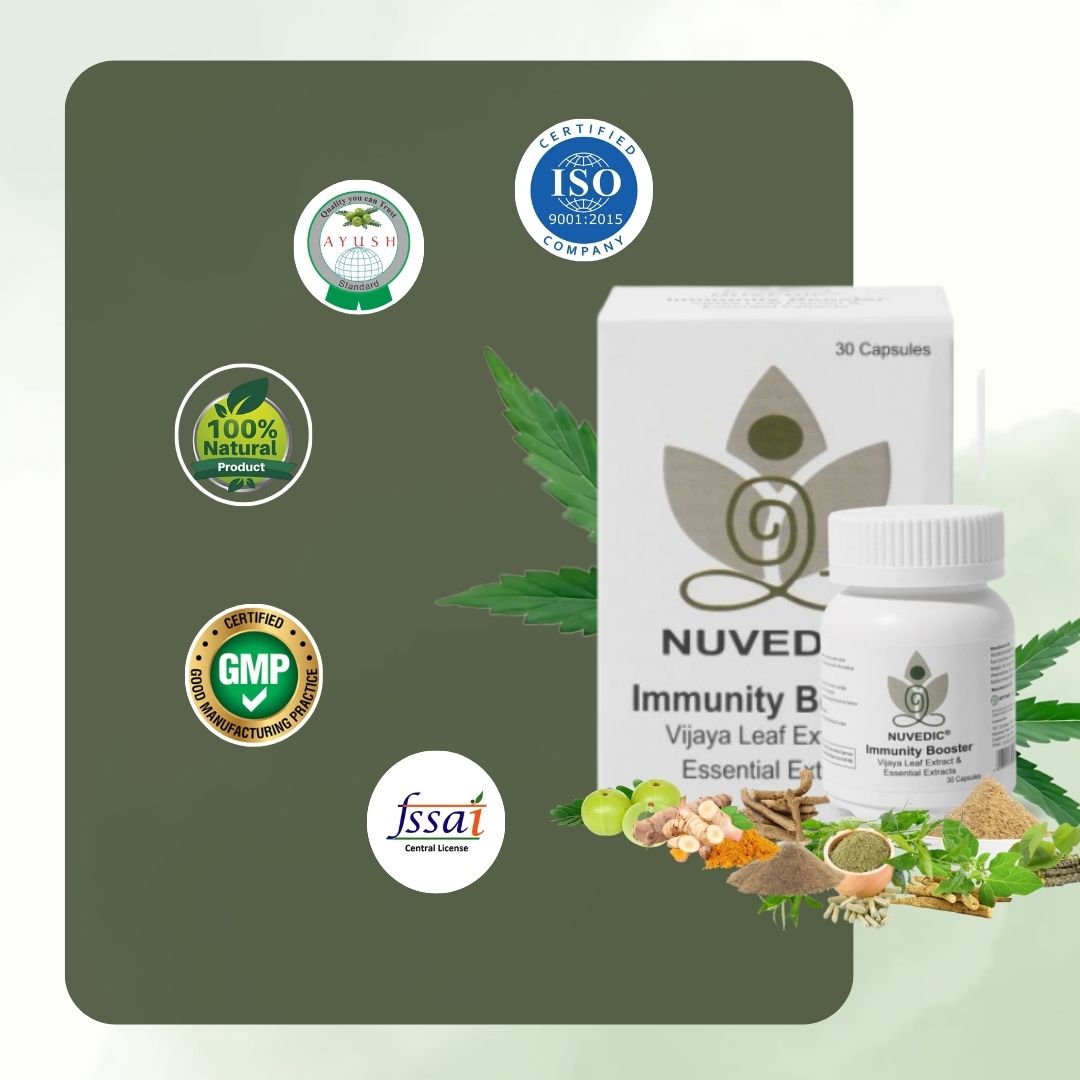 Nuvedic Immunity Booster Capsules – Ayurvedic Immune Support | Detox & Wellness Formula