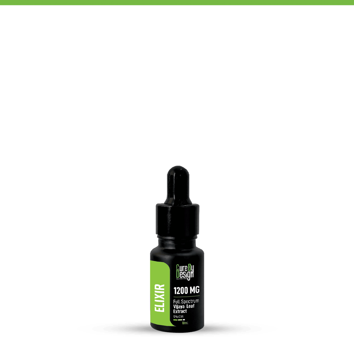 Cure by Design Elixir -Full-Spectrum Vijaya Extract + Polyherbal Blend (1200 MG)-10ml