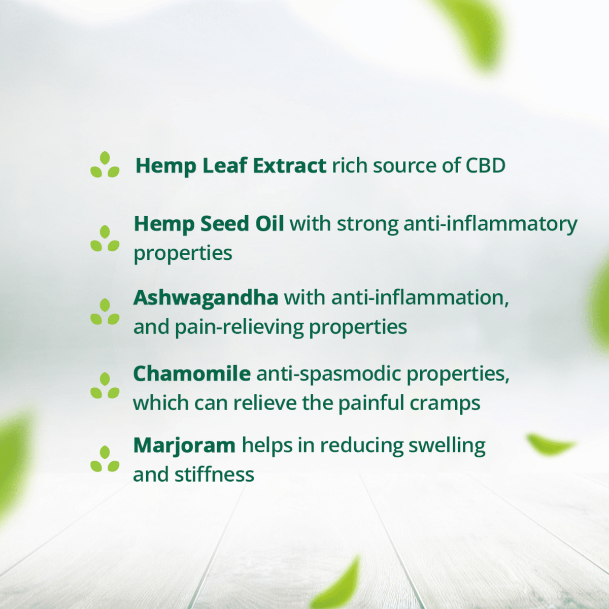 Hampa Hemp Muscle Pain Relief Oil
