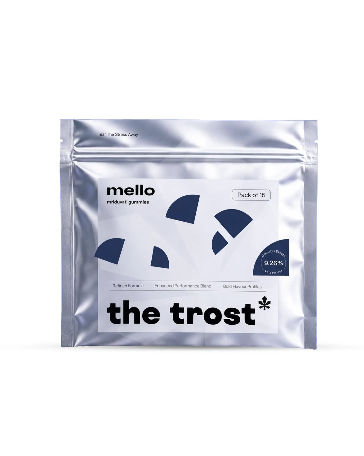 Trost Mello Gummies- 9.26% Cannabis Leaf Extract - Blueberry