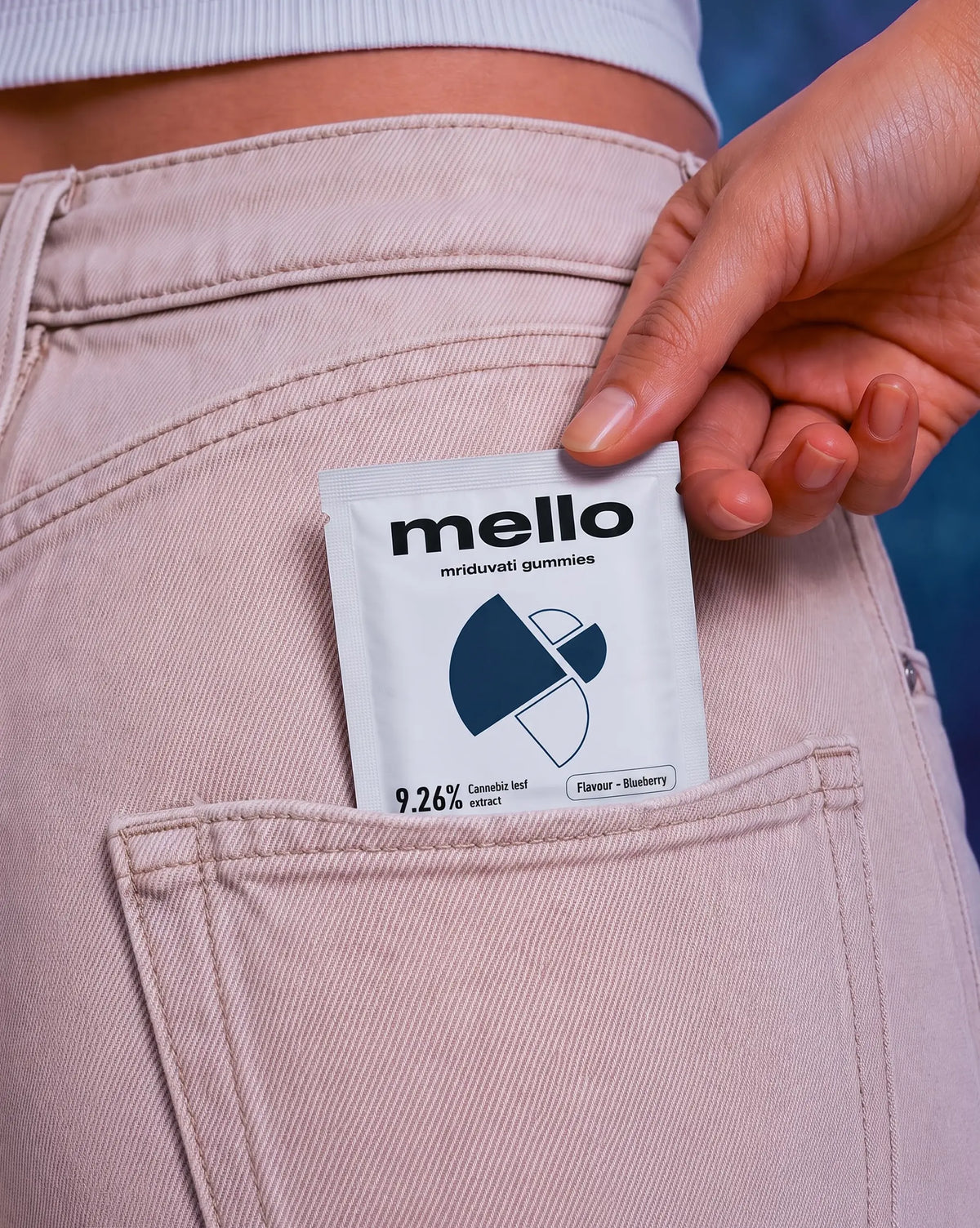 Trost Mello Gummies- 9.26% Cannabis Leaf Extract - Blueberry