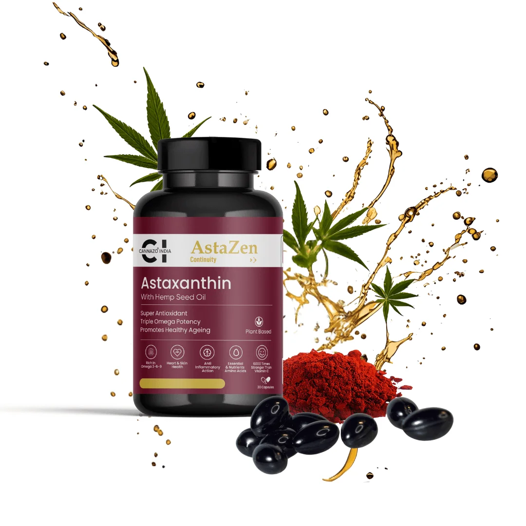 AstaZen – Softgel (Continuity Hemp Seed Oil + Astaxanthin) - 30 Capsules