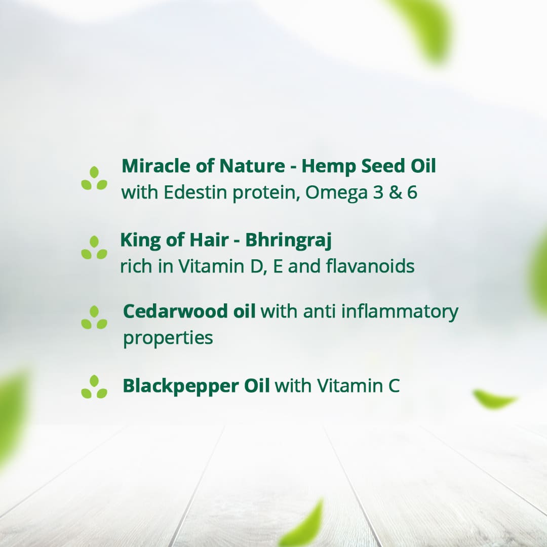 Hampa Hemp Bhringraj Hair Oil