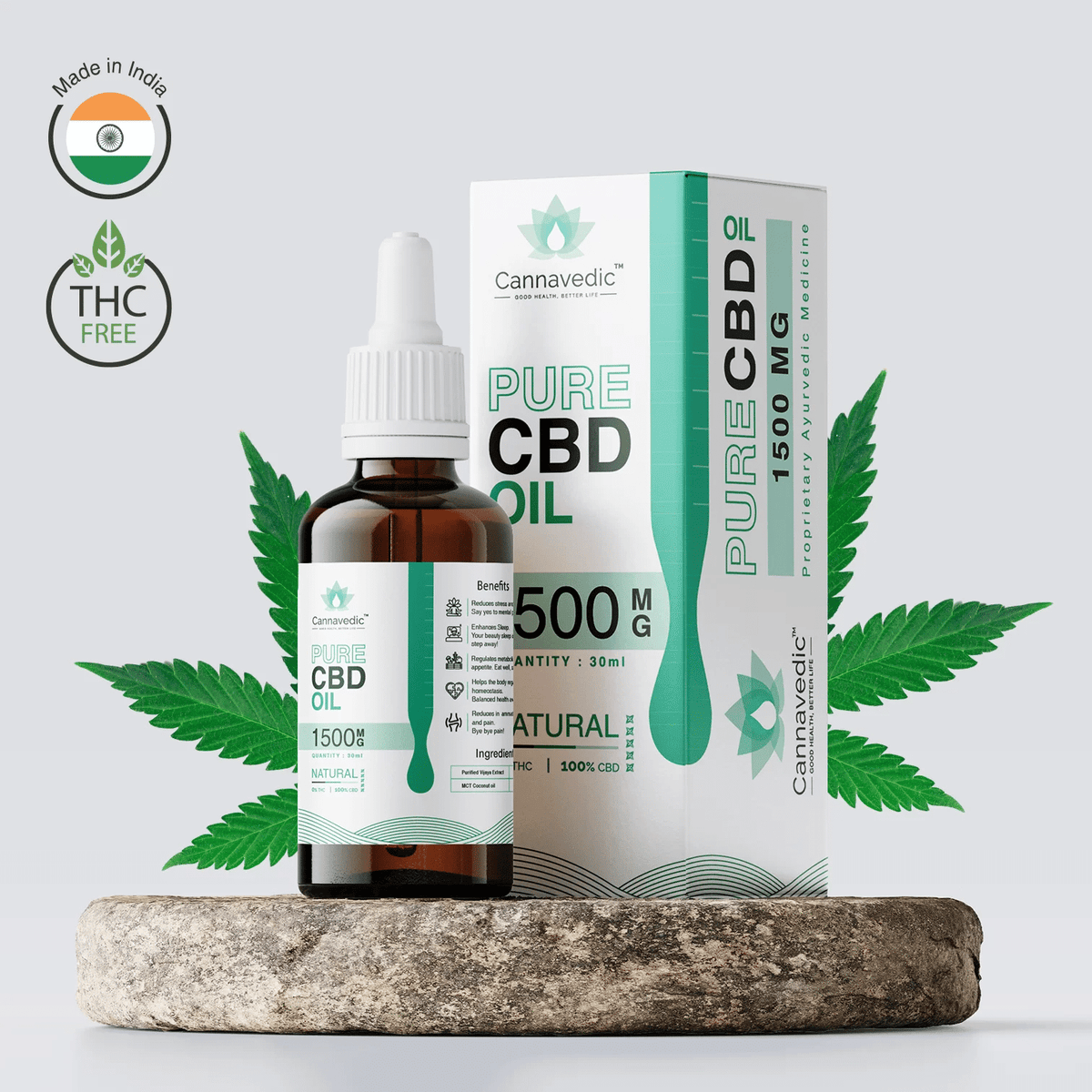 Cannavedic CBD Isolate Tincture (1500mg) -30ml