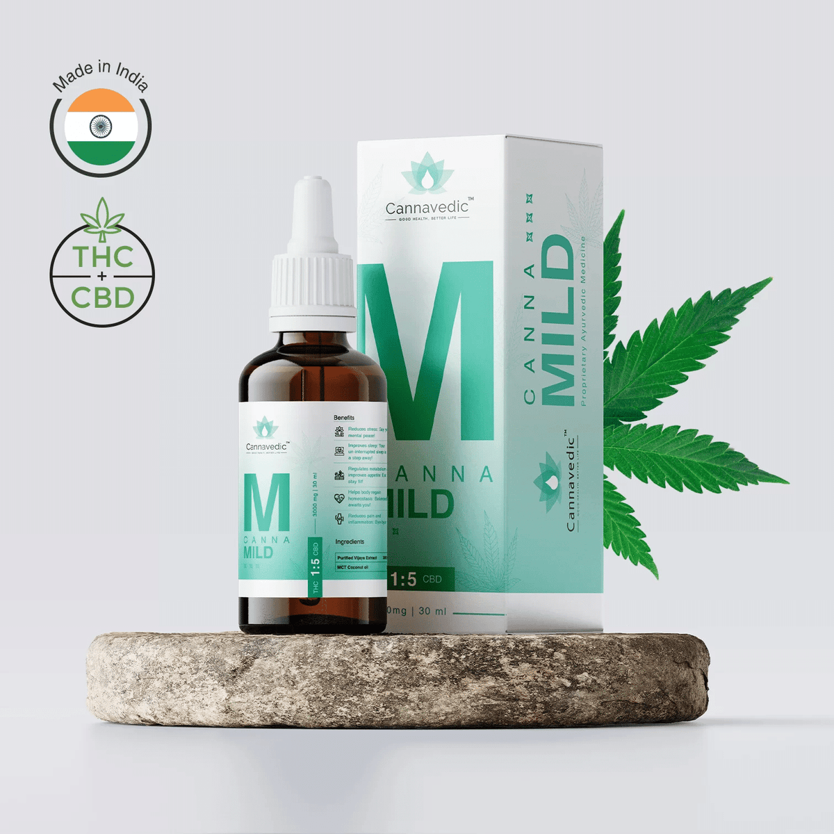 CannaMild THC+CBD Oil (1:5|THC:CBD)