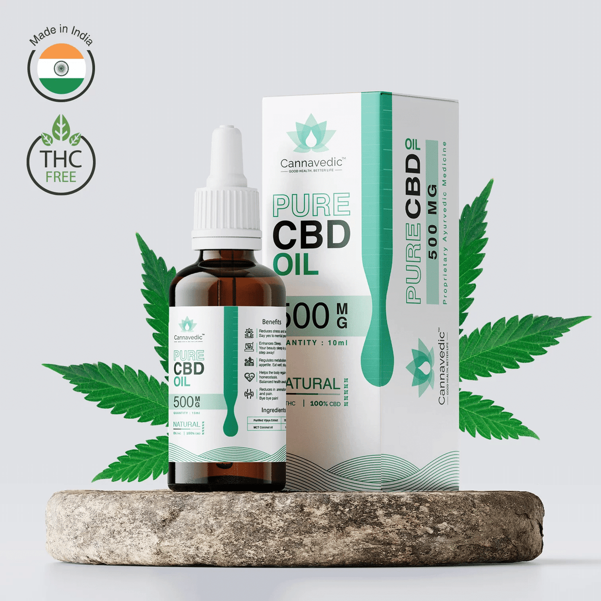 Cannavedic CBD Isolate Tincture Natural