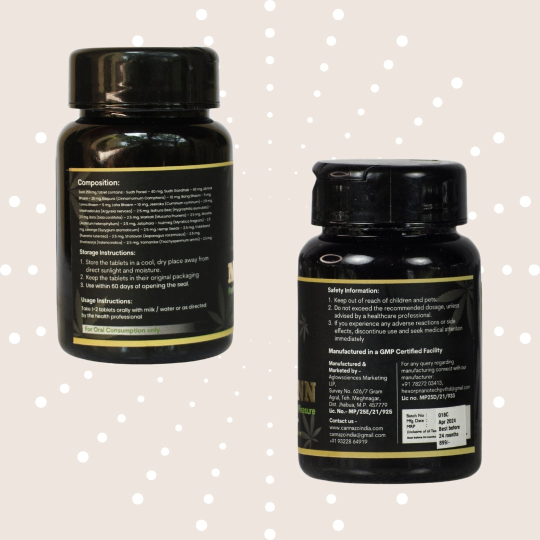 Cannazo India Mencann Tablets (Sexual Booster For Men) 30 Capsules