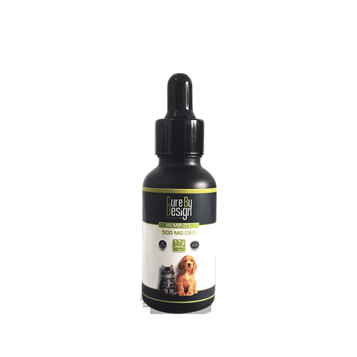 Cure By Design Hemp Oil for Pets with 500mg CBD