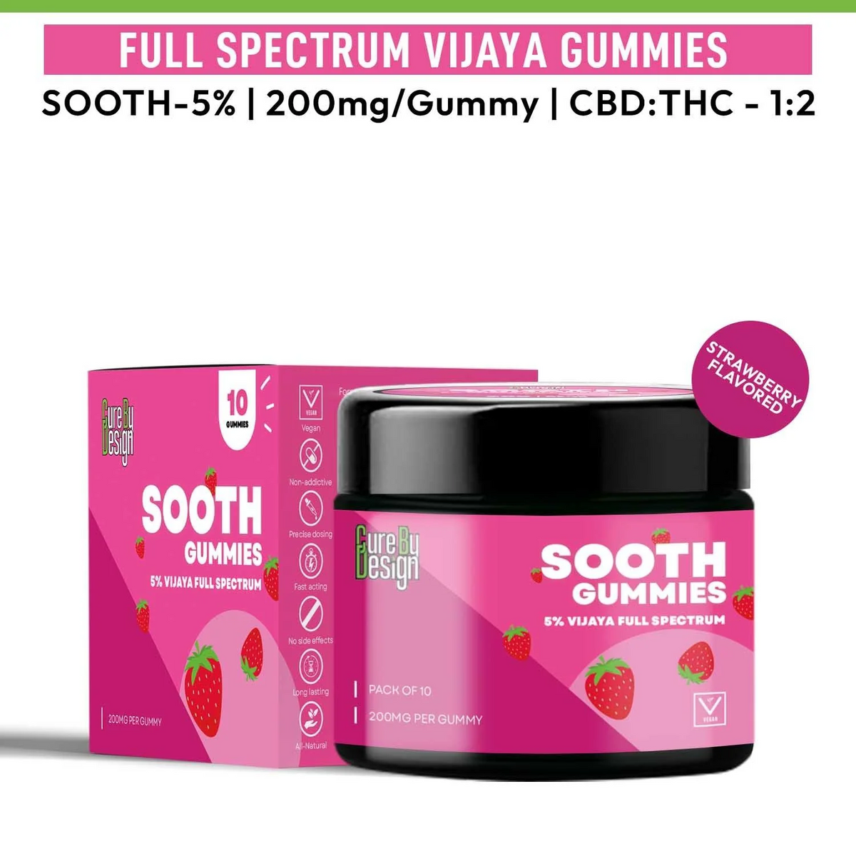 Cure By Design Sooth Gummies – Calm, Comfort, and Lasting Relief