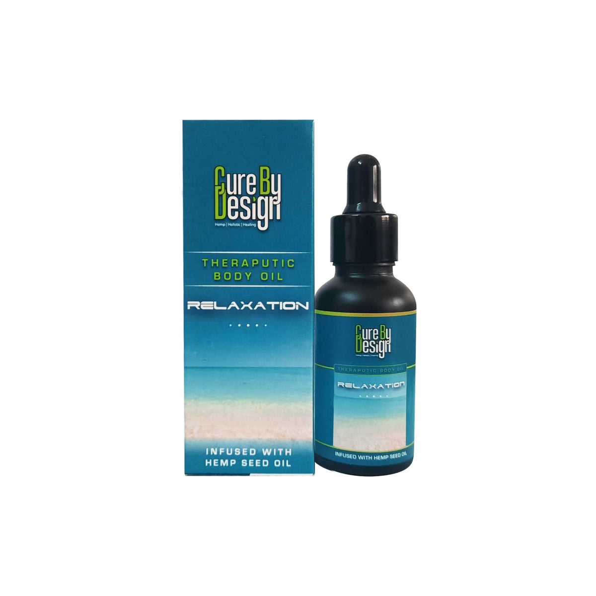 Cure By Design Therapeutic Body Oil for Relaxation (30ml)