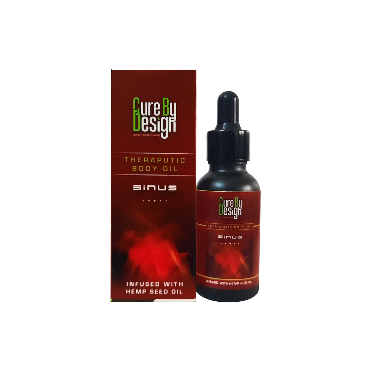 Cure By Design Therapeutic Body Oil for Sinus (30ml)