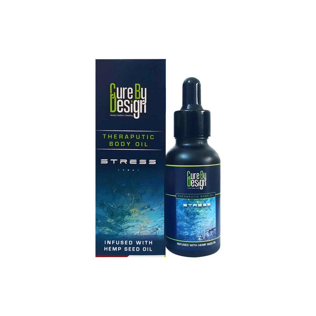 Cure By Design Therapeutic Body Oil for Stress