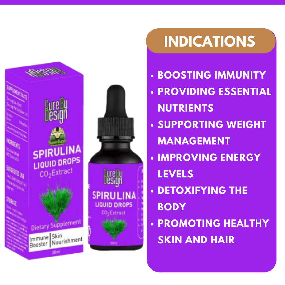 Spirulina Liquid Drops
