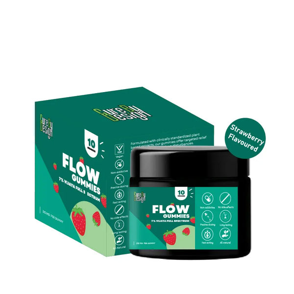Cure by Design Flow CBD Gummies – Comprehensive Relief and Therapeutic Support 3150mg (7%)
