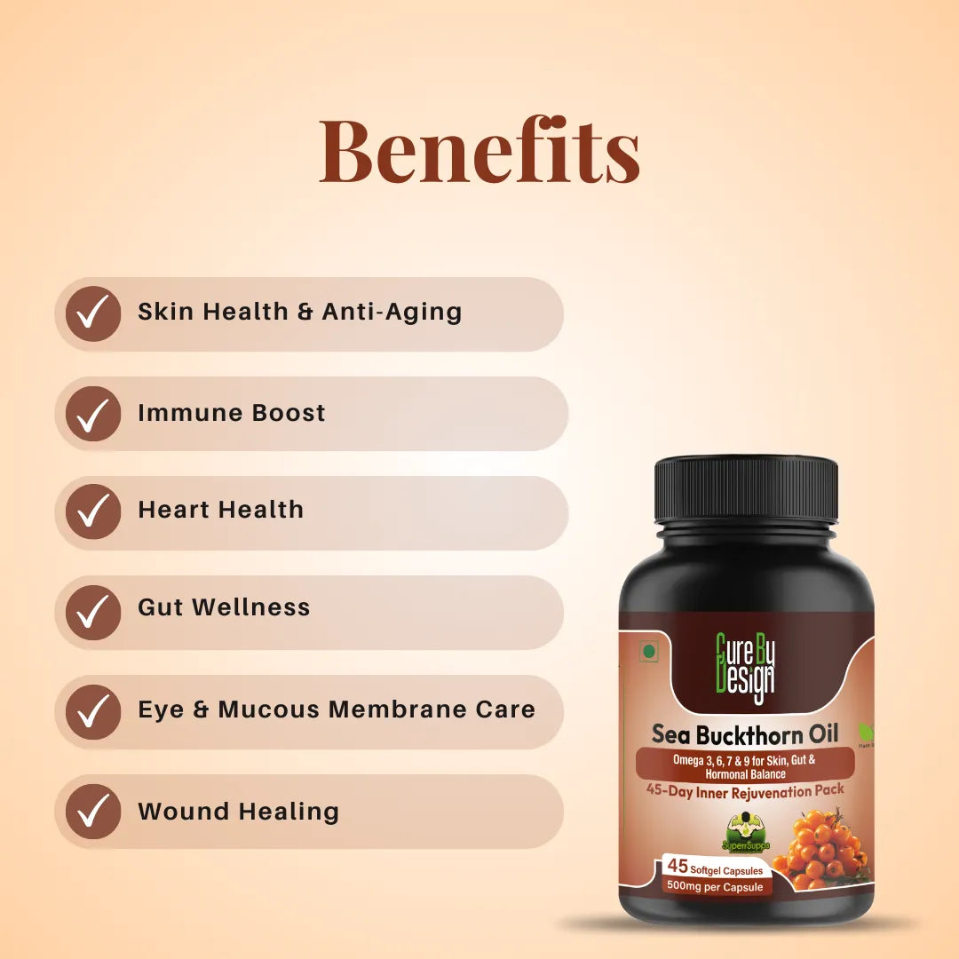 Cure by Design Sea Buckthorn Oil Benefits