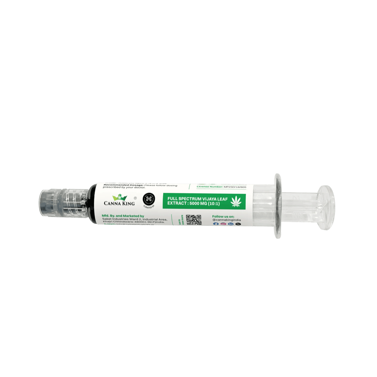 Cannaking Full Spectrum Vijaya Extract 5000 mg 10:1 CBD:THC – EASY GO