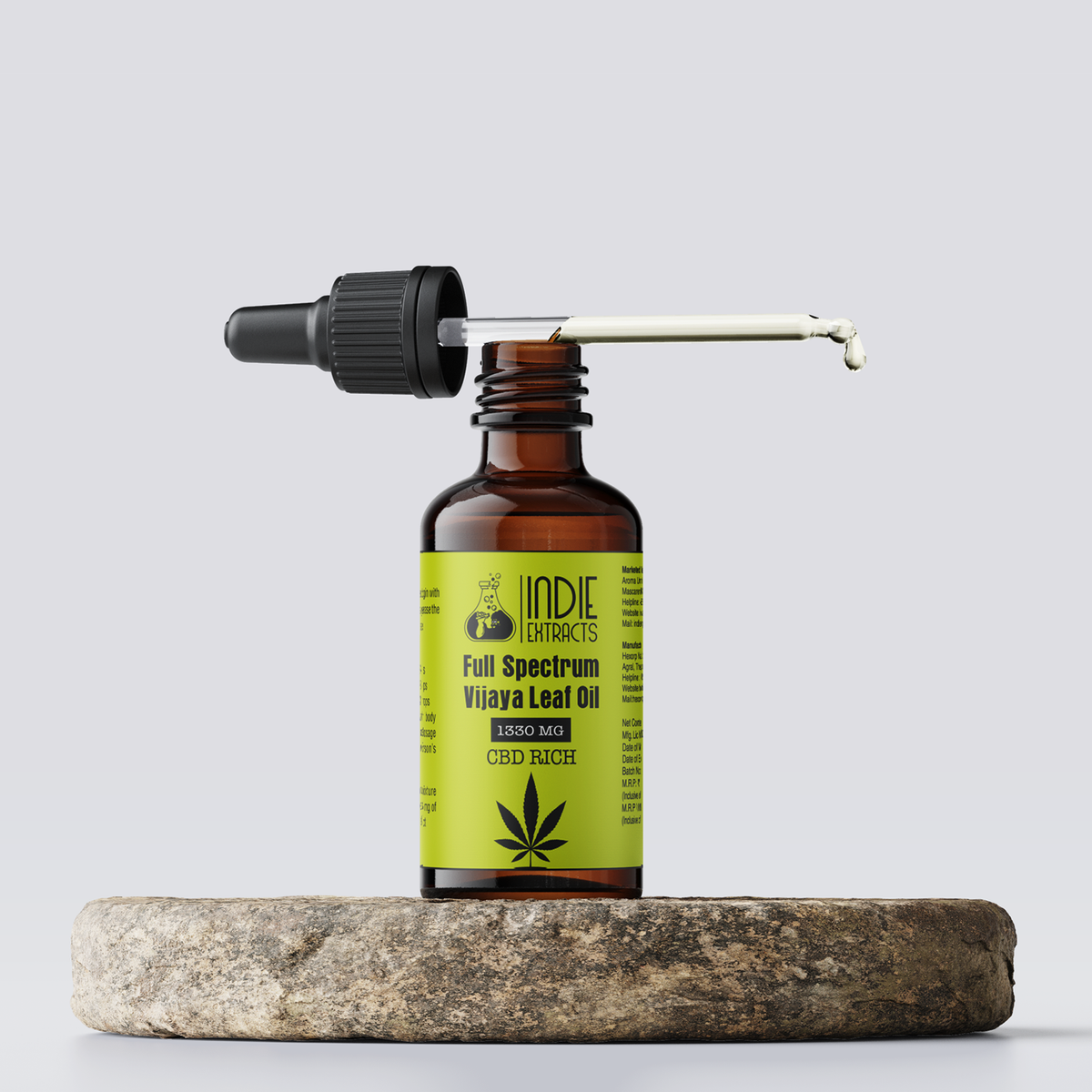 Indie Extracts Full Spectrum Vijaya Leaf Oil |CBD-RICH| 1330MG