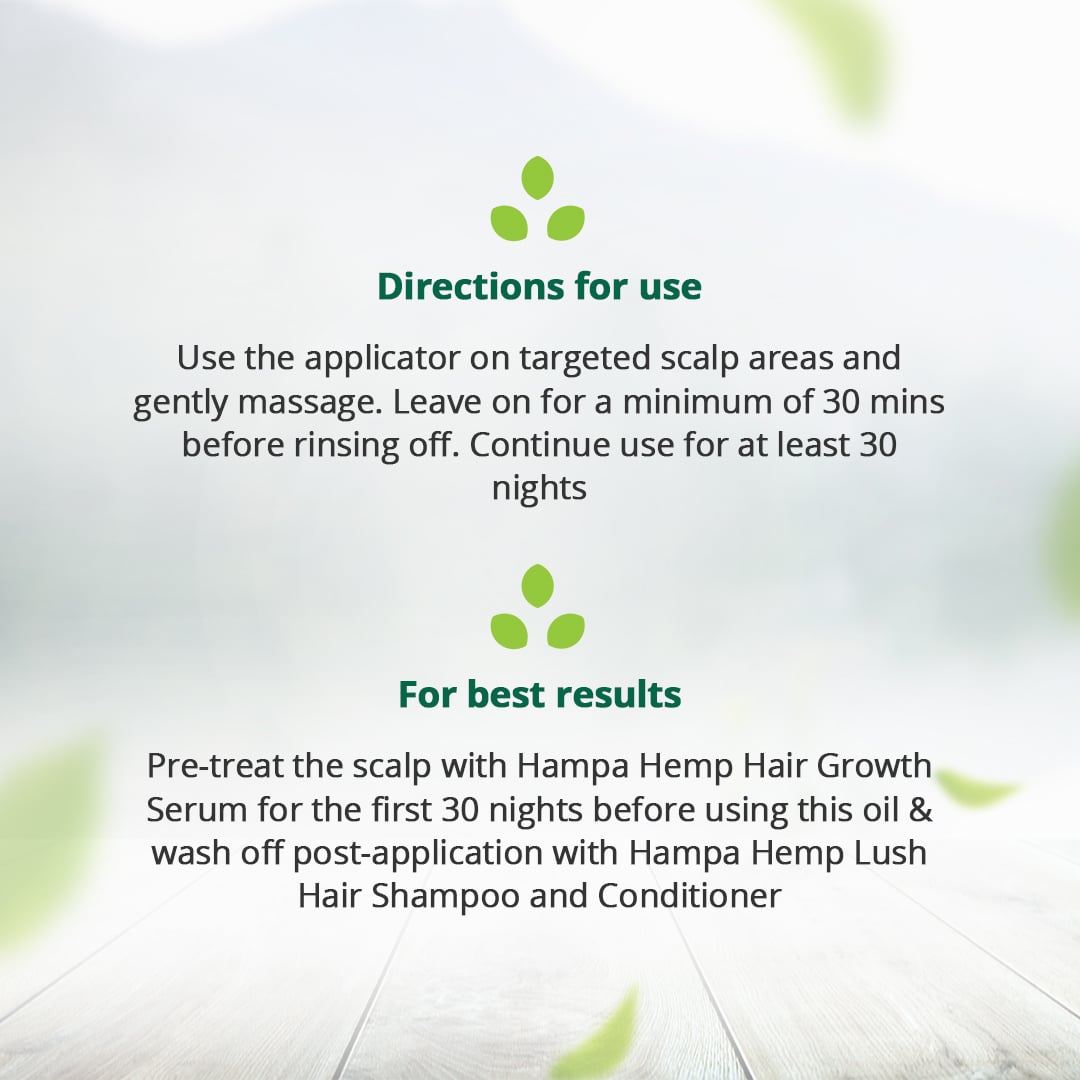Hampa Hemp Hair Regrowth Oil