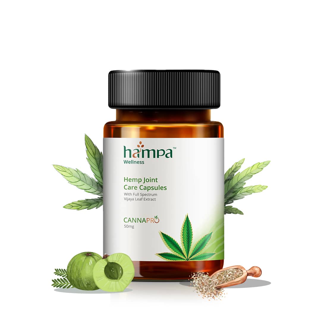 Hampa Hemp Joint Care Capsules 50mg, 30 capsules
