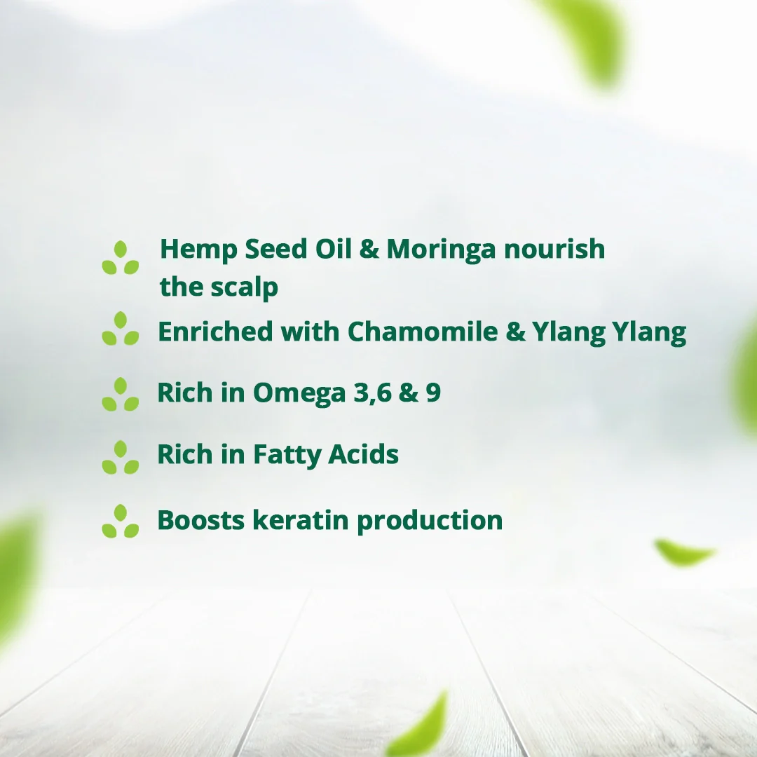 Hampa Hemp Moringa Hair Oil - 100ml