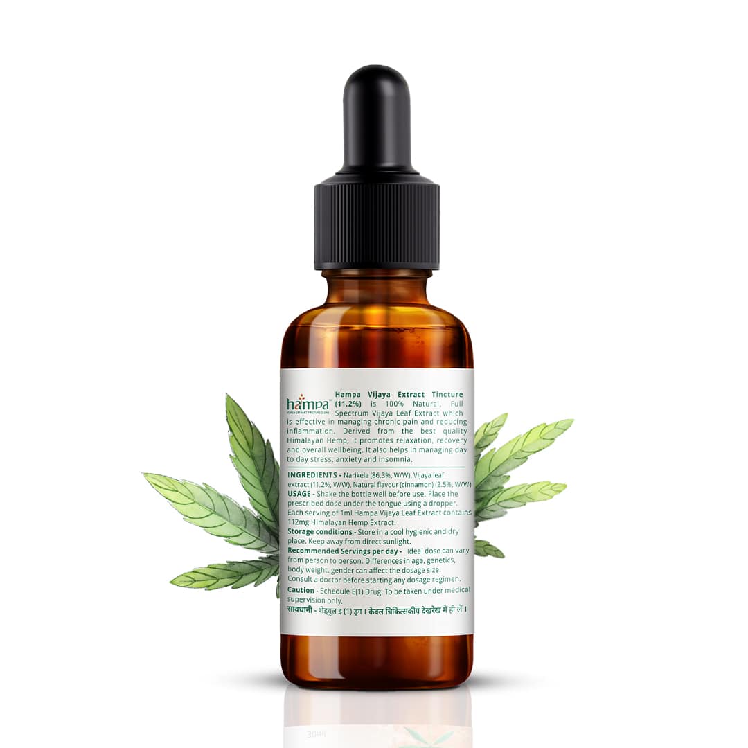 Hampa Vijaya Extract Tincture (11.2%) Cinnamon Flavour 30ml