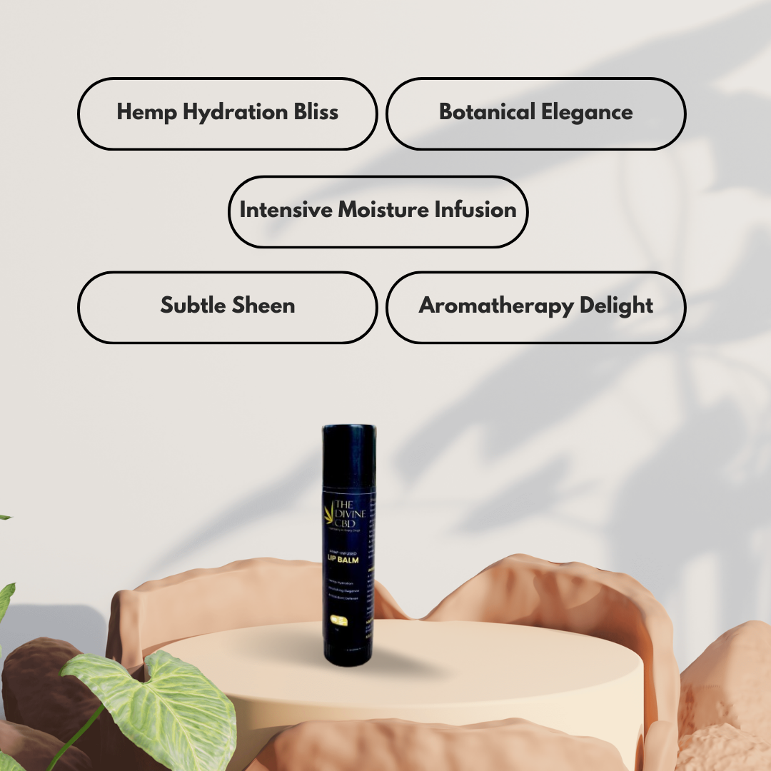 The Divine CBD Hemp-Infused Lip Balm