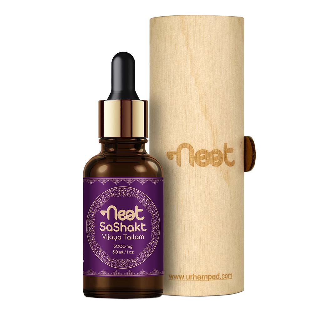 Neet SaShakt 5000mg Broad Spectrum Vijaya Tailam CBD 30ml