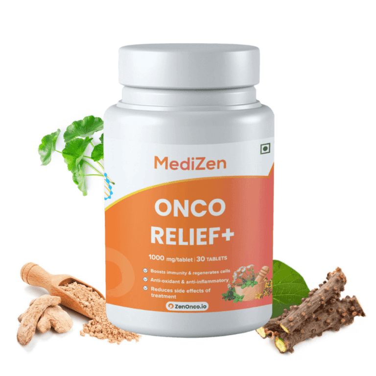 MediZen Onco Relief+ | Effective &amp; Natural Pain Management | Specialized For Cancer Care | 60 Tablets