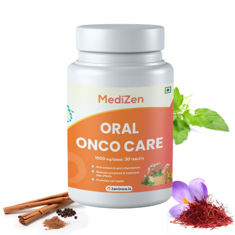 MediZen Oral Onco Care | Herbal Antioxidant Support for Oral Cancer | Advanced Oral Health Formula | 30 Tablets