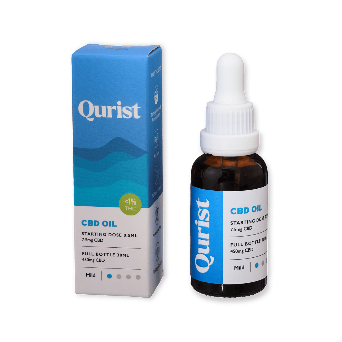 Qurist CBD Oil 450Mg (Mild) - 30ml