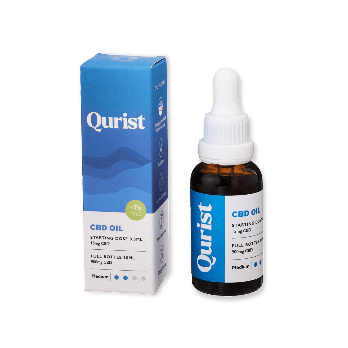 Qurist CBD Oil 900Mg (Medium) - 30ml