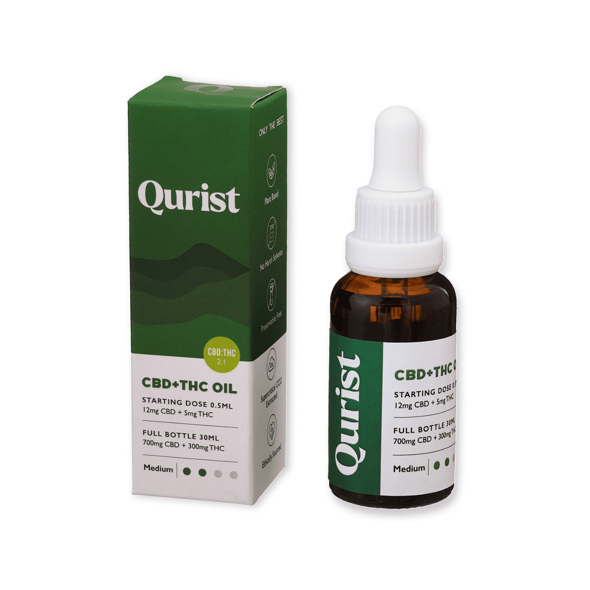 Qurist CBD+THC 1000mg (Medium)
