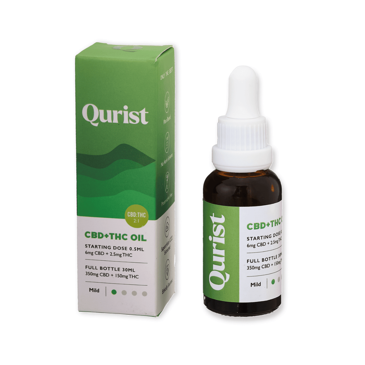 Qurist CBD+THC 500mg (Mild) - 30ml