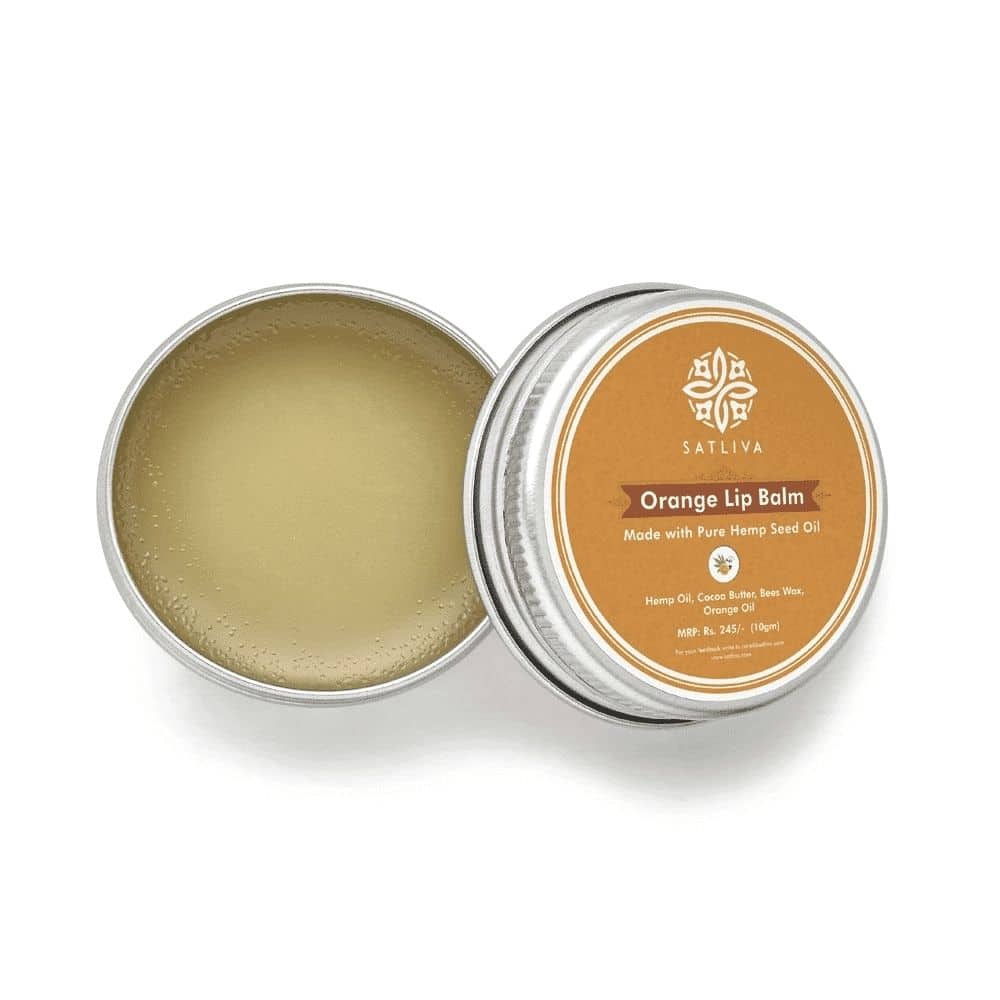 Satliva Orange Lip Balm