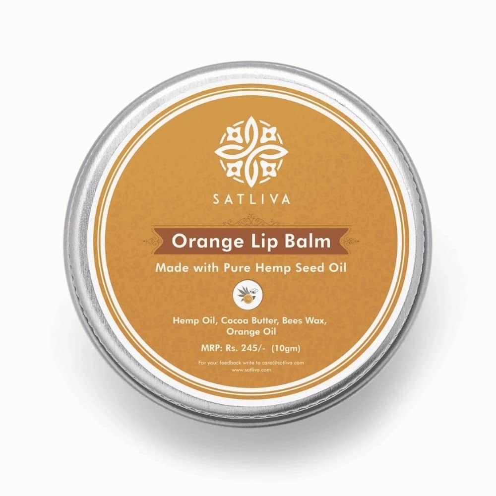 Satliva Orange Lip Balm