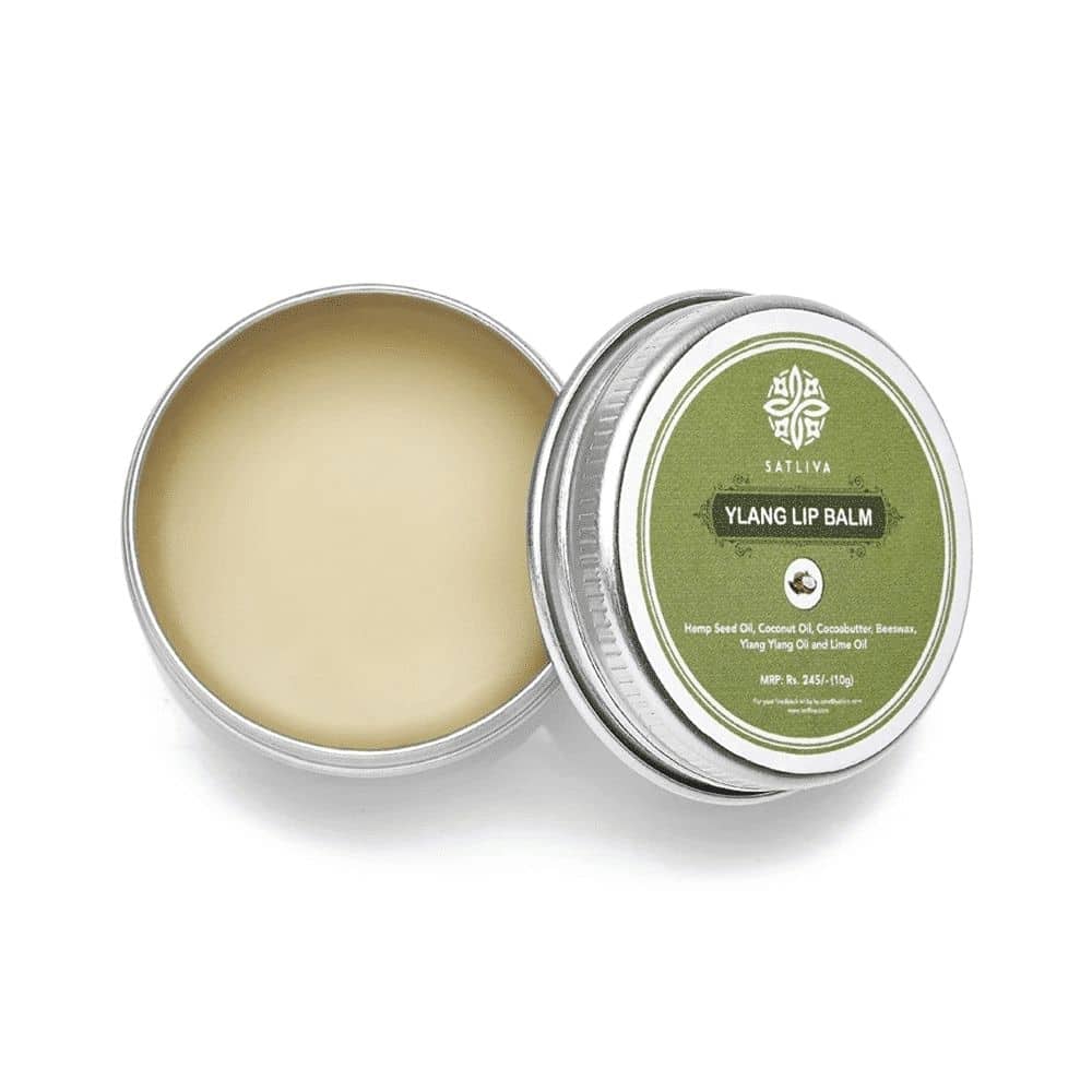 Satliva Ylang Lip Balm - Helps in Soothing Dry, Chapped Lips & Rejuvenates Them