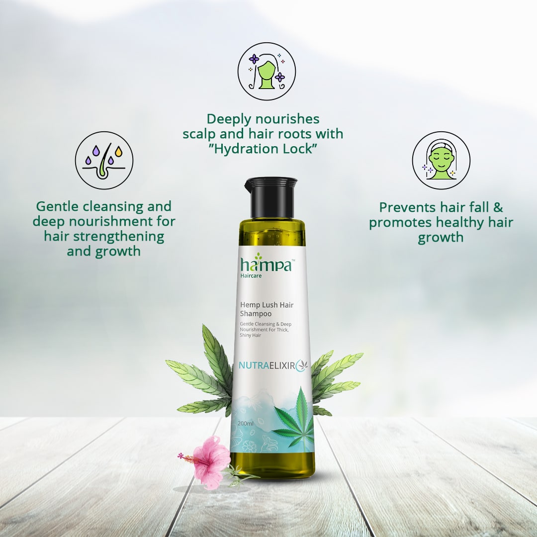 Hampa Hemp Lush Hair Sulphate-free Shampoo
